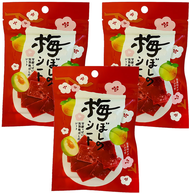 宅間 梅片, 3個, 14g