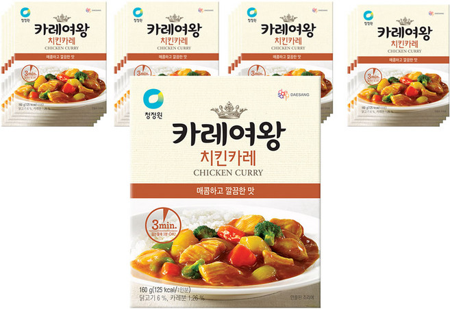 카레여왕 치킨카레, 160g, 20개