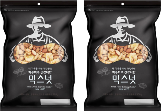 넛츠팜 믹스넛, 900g, 2개