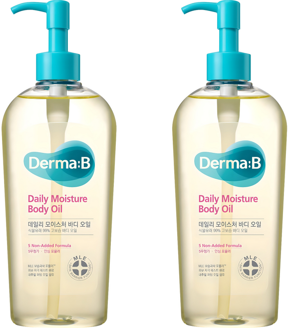 더마비 데일리 모이스처 바디오일, 300ml, 2개