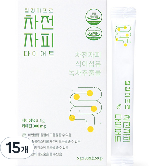 질경이 프로 차전자피 다이어트 30p, 150g, 15개