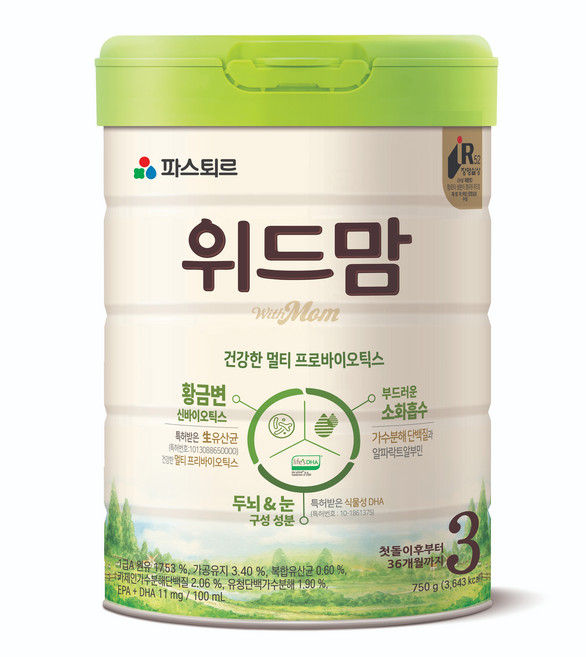 파스퇴르 위드맘 3단계, 750g, 1개