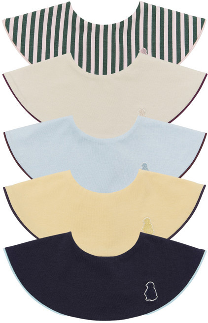 코니 턱받이 파이핑 5종 세트, B세트, 5개입, 1세트