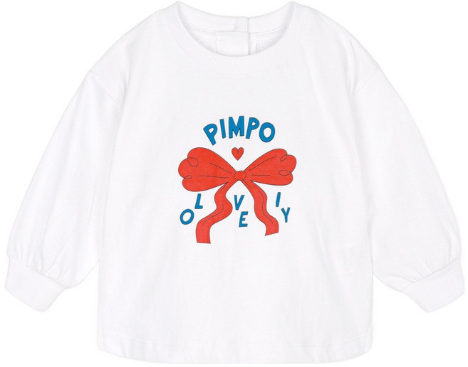 Pimpollo 兒童安娜蝴蝶結T恤 OLTBT05