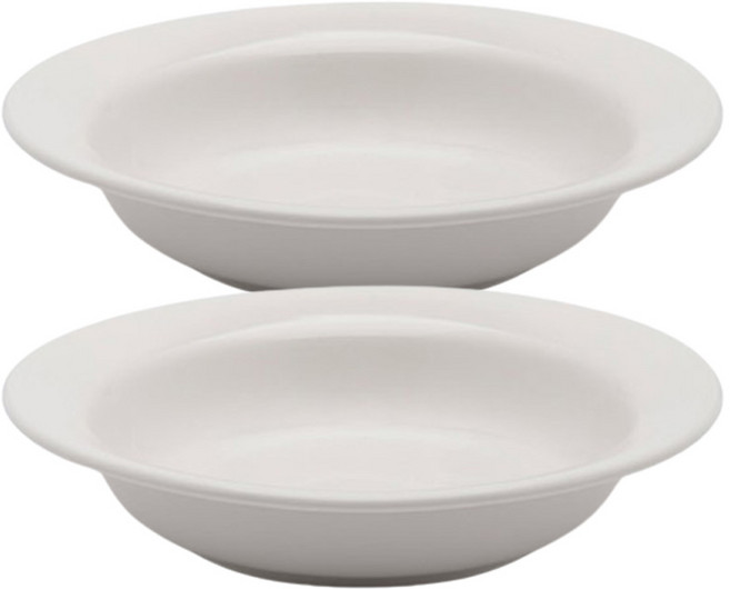 쓰임 국산 모던 파스타볼 대, 화이트, 2개