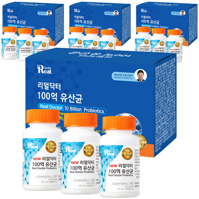 Real Doctor 100億益生菌膠囊, 30顆, 12罐