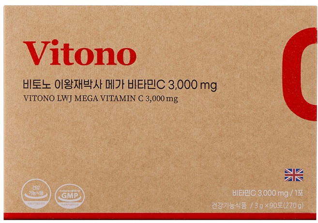 비토노 이왕재박사 메가 비타민C 3000mg, 270g, 1박스