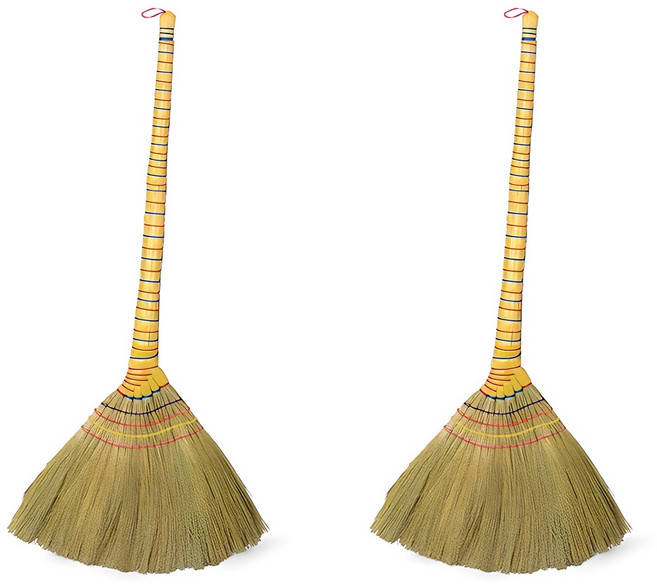 삼정크린마스터 롱 갈대비, 2개, 혼합색상