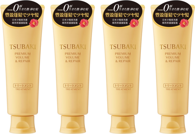 TSUBAKI 思波綺 瞬亮修護護髮霜, 160g, 4條