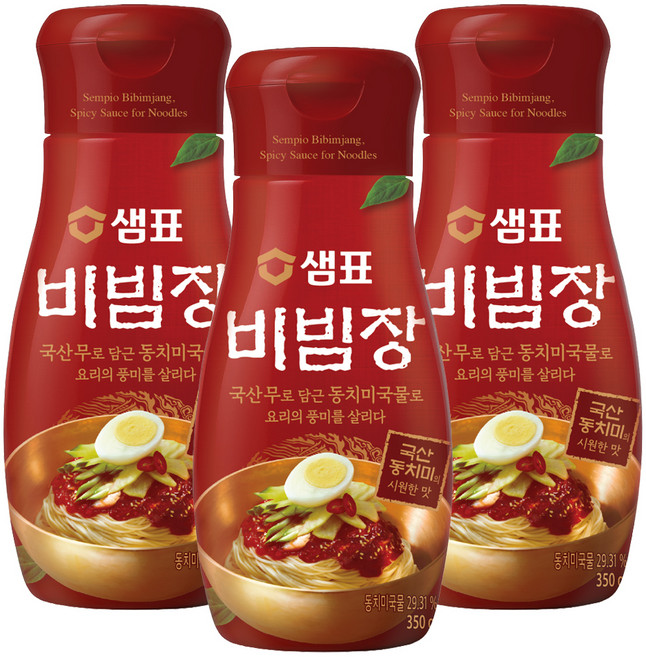 샘표 비빔장, 350g, 3개