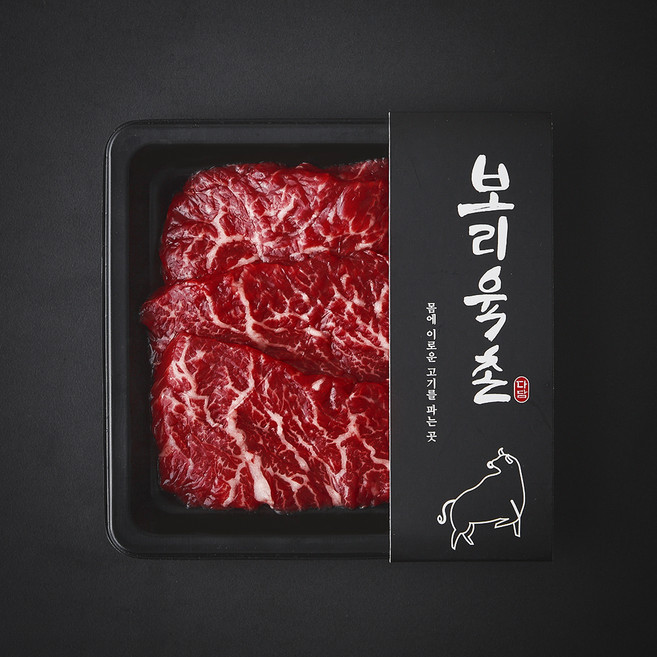보리육촌 국내산 소고기 치마살 2등급 (냉장), 200g, 1개
