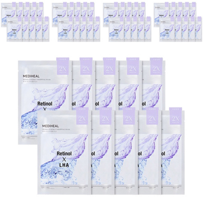 메디힐 더마 시너지 랩핑 마스크 모공탄력, 10개입, 5개