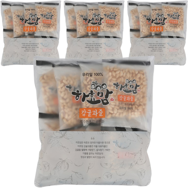 하효맘 감귤과즐 8p, 240g, 4개