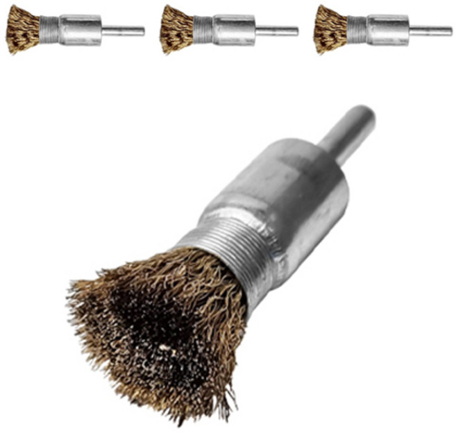 월드크린 녹제거 베이비 브러쉬 철 22mm, 4개