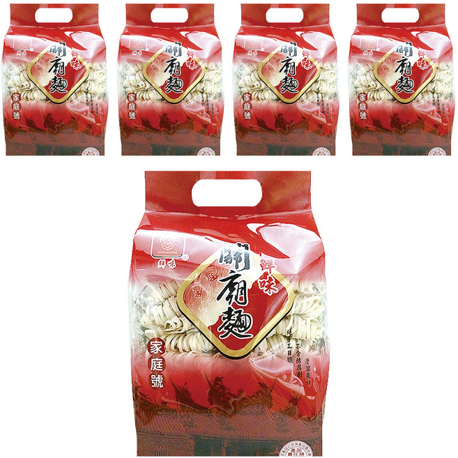 宏廣 鮮味 關廟麵, 5包, 1.2kg