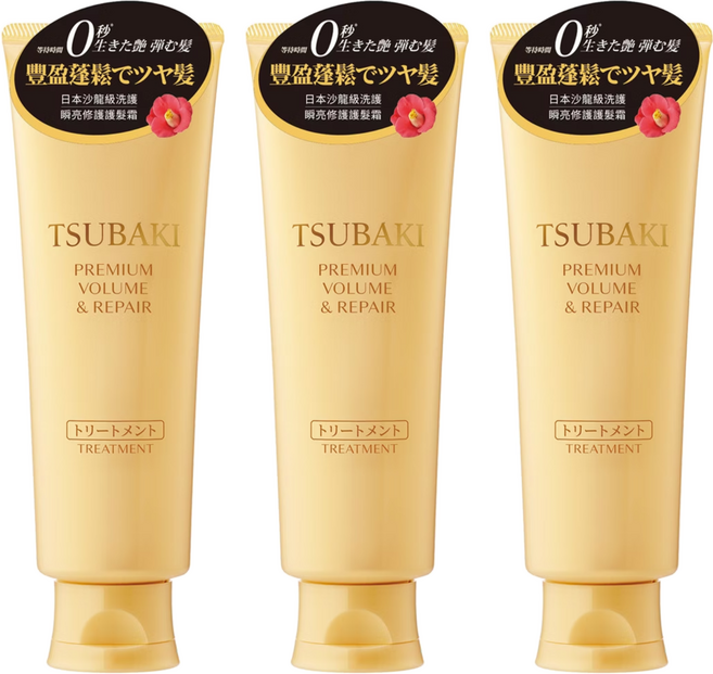 TSUBAKI 思波綺 瞬亮修護護髮霜, 160g, 3條