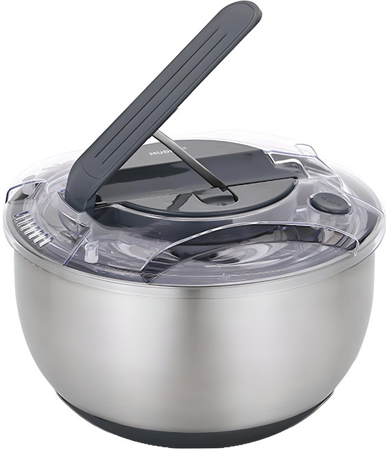 무디타 프로페셔널 304 스텐 믹싱볼 야채 탈수기 5L, 혼합색상, 1개