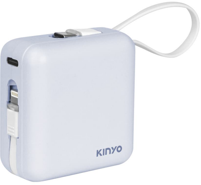 Kinyo 大方塊雙線夾心隨手充, KPB-2303