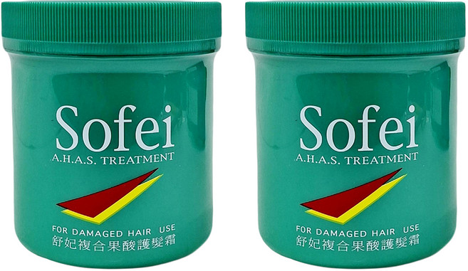 SOFEI 舒妃 複合果酸護髮霜, 1L, 2罐