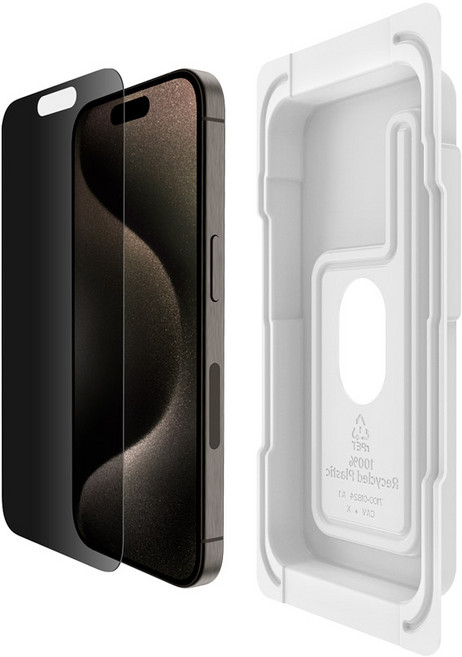 벨킨 템퍼드 프라이버시 글라스 강화유리 휴대폰 보호필름 세트 OVA149zz, 1세트