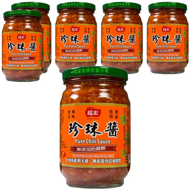龍宏 珍珠醬, 400g, 6罐