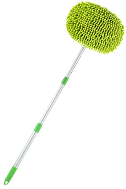 MEO 최대 118cm 세차용 롱 3단 밀대 손잡이 겸용, 1개