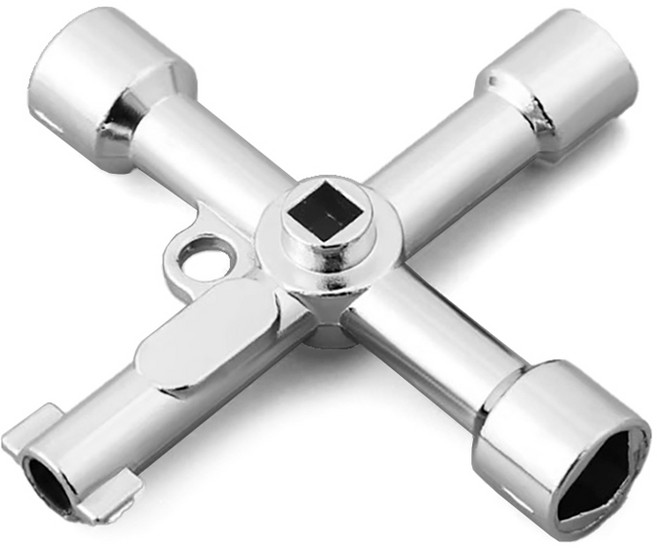 대성 만능 드럼 튜닝키, 실버, 1개