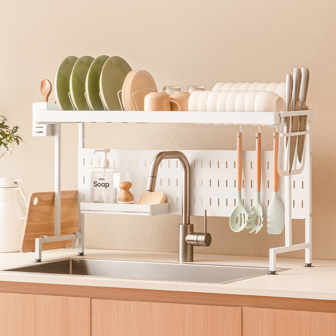 일상공감 늘어나게 식기건조대 세트, 혼합색상