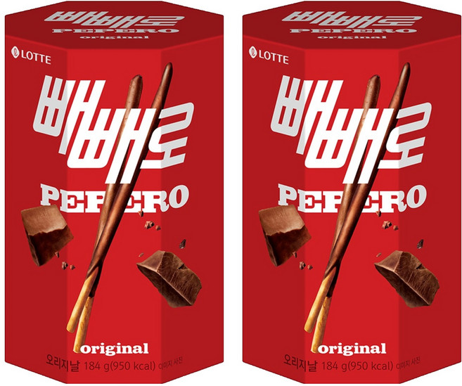 빼빼로 오리지날, 184g, 2개