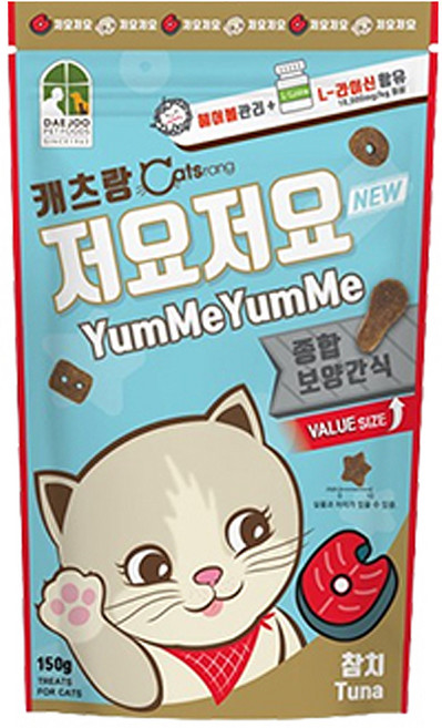 캐츠랑 고양이 저요저요 보양간식, 참치, 150g, 1개