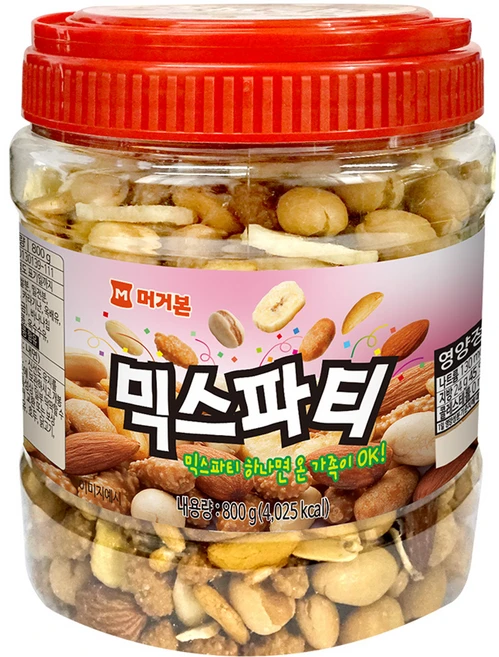 머거본 믹스파티 믹스넛, 800g, 1개 - 쿠팡