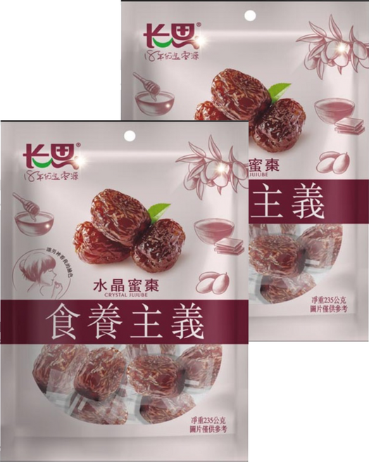 長思 水晶蜜棗, 235g, 2包