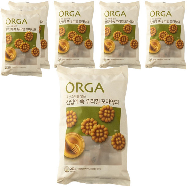 ORGA 一口吃 奧加國產小藥菓, 200g, 6個