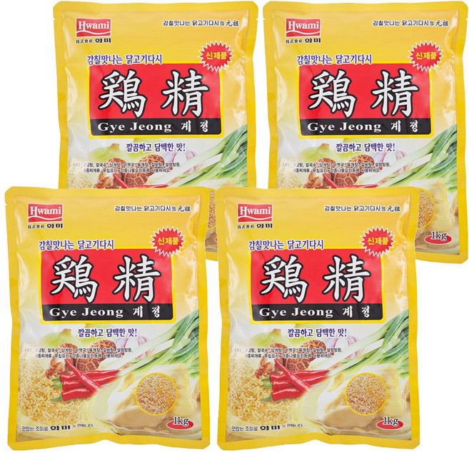 화미 감칠맛 나는 닭고기다시 계정, 1kg, 4개