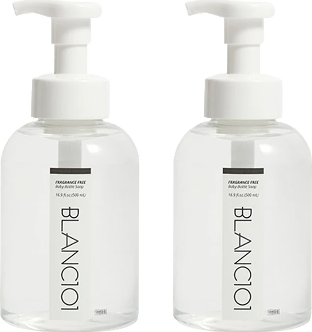블랑101 포밍 젖병세정제 무향, 500ml, 2개 - 쿠팡