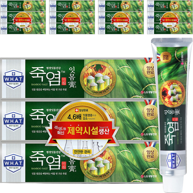 죽염 잇몸고 치약, 120g, 15개