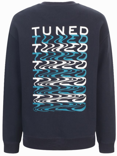 티아이포맨 지오매트리 레터링 스웨트셔츠 M206MTS109M