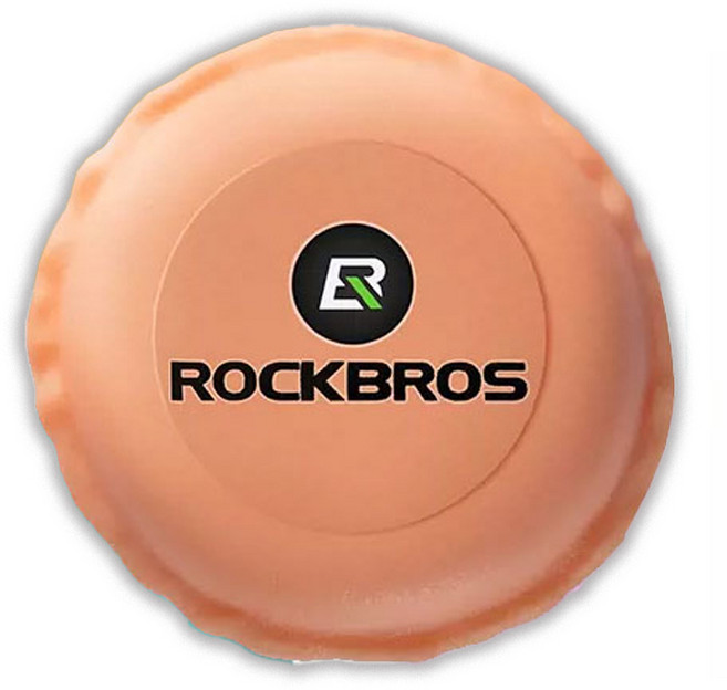 락브로스 휴대용 타이어 마카롱 펑크 패치, 오렌지, 1개