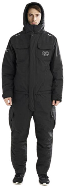 RAVER 점프수트 오토바이 방한복, 블랙