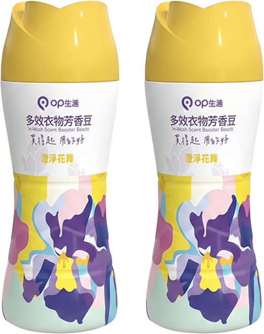 OP 生活 多效衣物香氛豆 洗後留香12週, 540ml, 2瓶