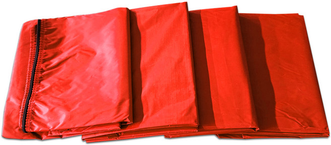 윈에어 캐노피천막 가림막 일반 바람막이 4면 세트, 레드