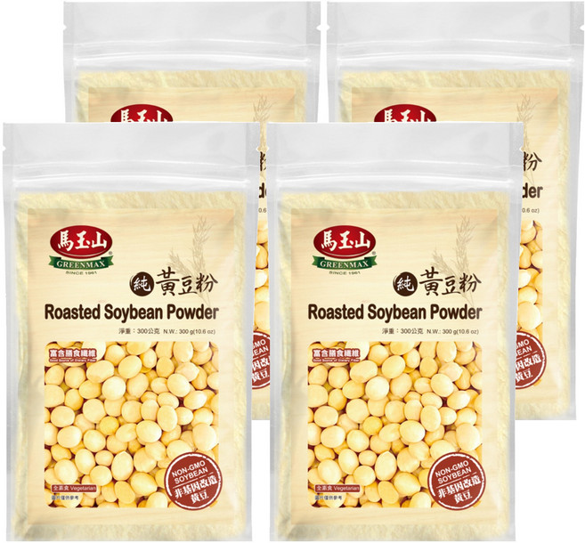 馬玉山 黃豆粉, 300g, 4包