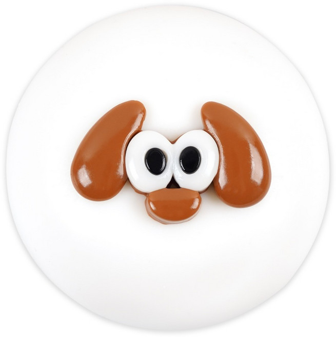 포포팬시 마이퍼피 특대형 말랑이 클레이, 브라운, 480g, 1개