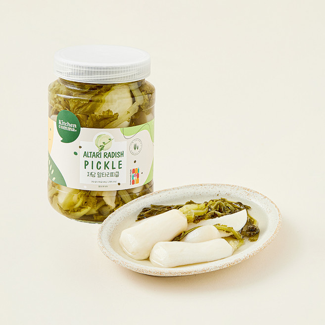 키친콤마 저당 알타리피클, 480g, 1개