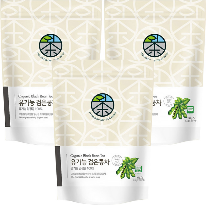 평창다원 유기농 검은콩차, 1.5g, 20개입, 3개