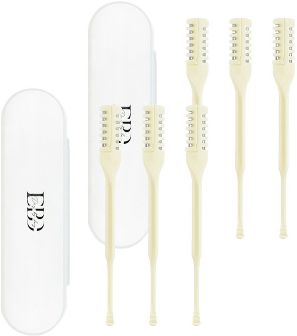 Daybyday 양날 코털 정리기, 6개, 아이보리