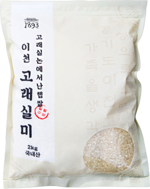 일팔구삼 이천쌀 고래실미, 특등급, 2kg, 1개