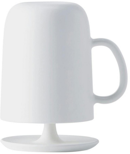 marna 日本製純白漱口水杯架套組 J-MA-W613W, 白色, 1組