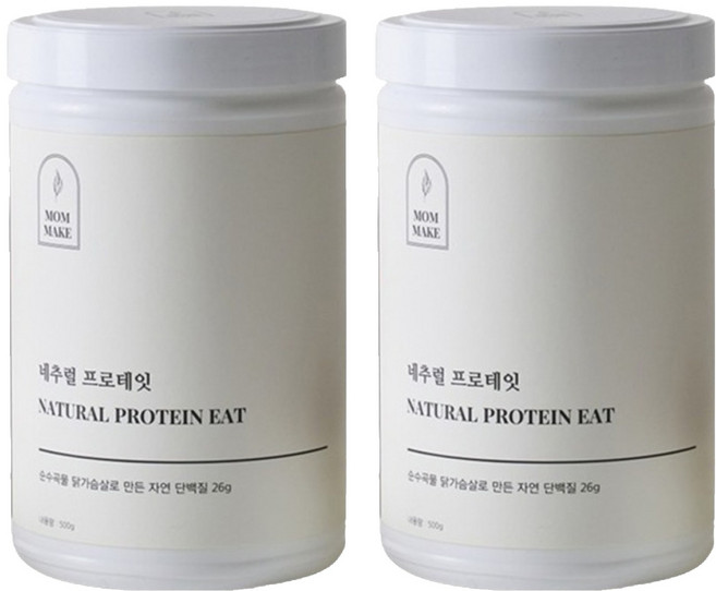 맘메이크 네추럴 프로테잇, 2개, 500g