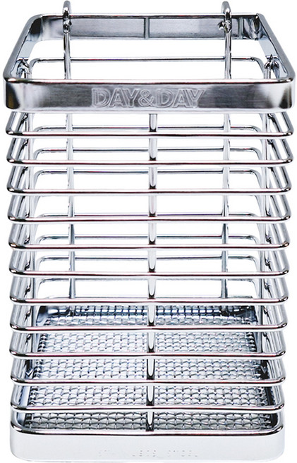 DAY&DAY 日日家居 餐具桶 ST3003TS 304不鏽鋼 W82*D100*H120MM, 銀色, 1個